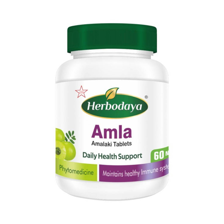 Herbodaya Amla Gooseberry Tablet Daily Health Support 60Nos
