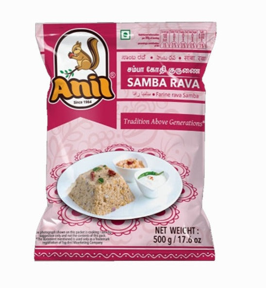 Anil Samba Wheat Rava கோதுமை ரவா 500gm