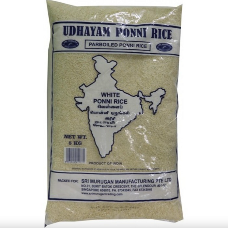 Udhayam Ponni Rice பொன்னி அரிசி 5kg