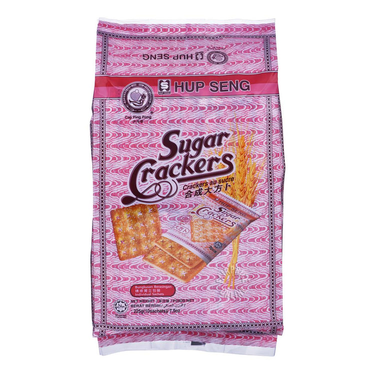 Hup Seng Crackers Sugar 225g 10p