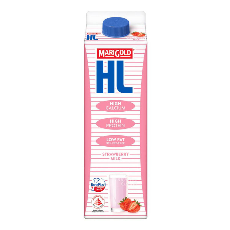 MARIGOLD HL Strawberry Plain Milk 946ml
