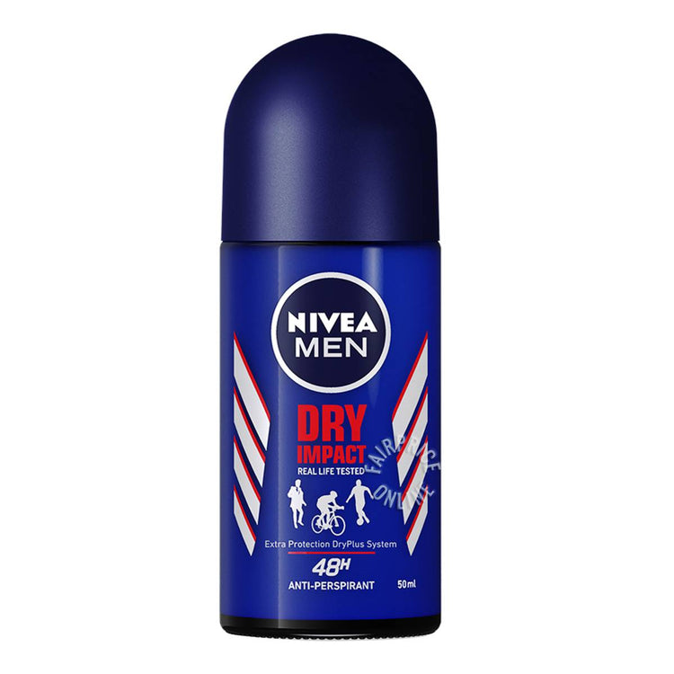 Nivea Men Roll-On Deodorant Dry Impact Plus 50ml