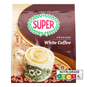 Super 3in1 Instant Charcoal Roasted White Coffee - Classic