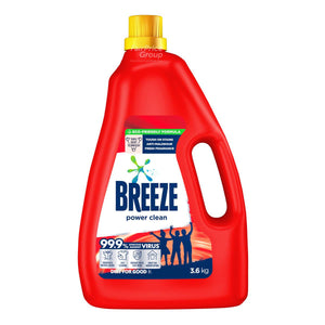 Breeze Liquid Detergent Power Clean 3.6kg