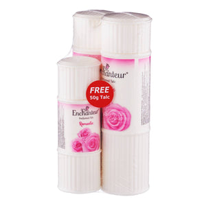 Enchanteur Perfumed Talc Romantic 2x125 + 50gm