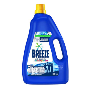 Breeze Liquid Detergent Anti-Bacterial & Colour Protect 3.6kg