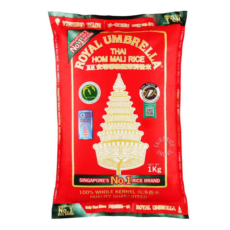 Royal Umbrella Thai Hom Mali Rice 1kg