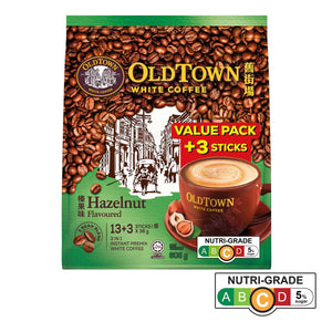 Old Town 3in1 Instant White Coffee Hazelnut