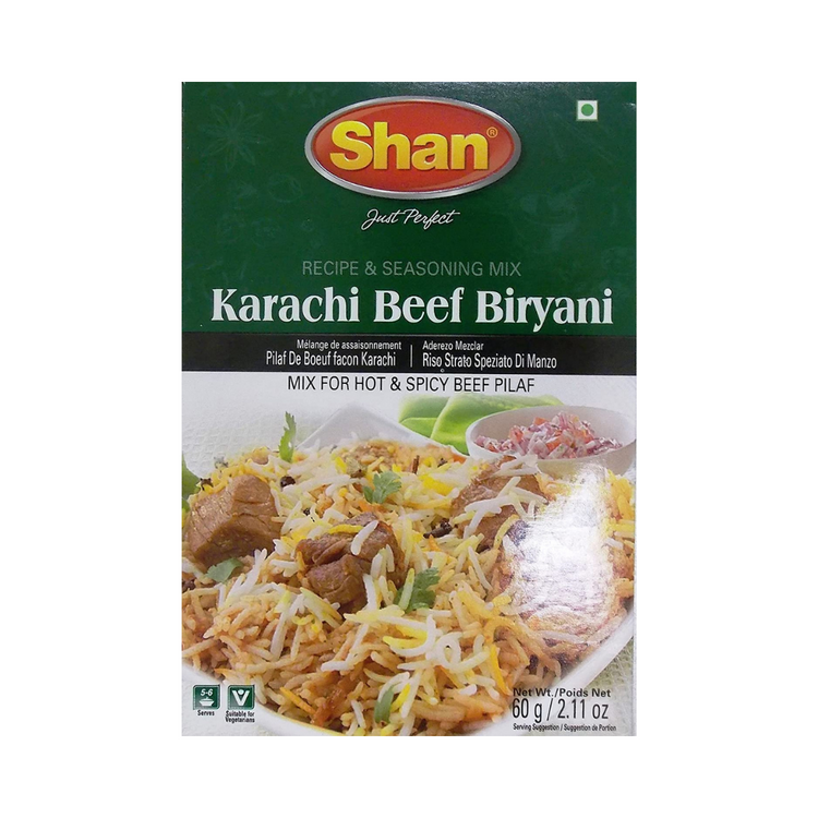 Shan Karachi Beef Biryani Masala 60gm