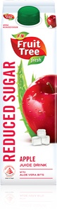 FN FruitTree Reduced Sugar Apple Aloe Vera 1Lt