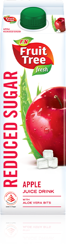 FN FruitTree Reduced Sugar Apple Aloe Vera 1Lt