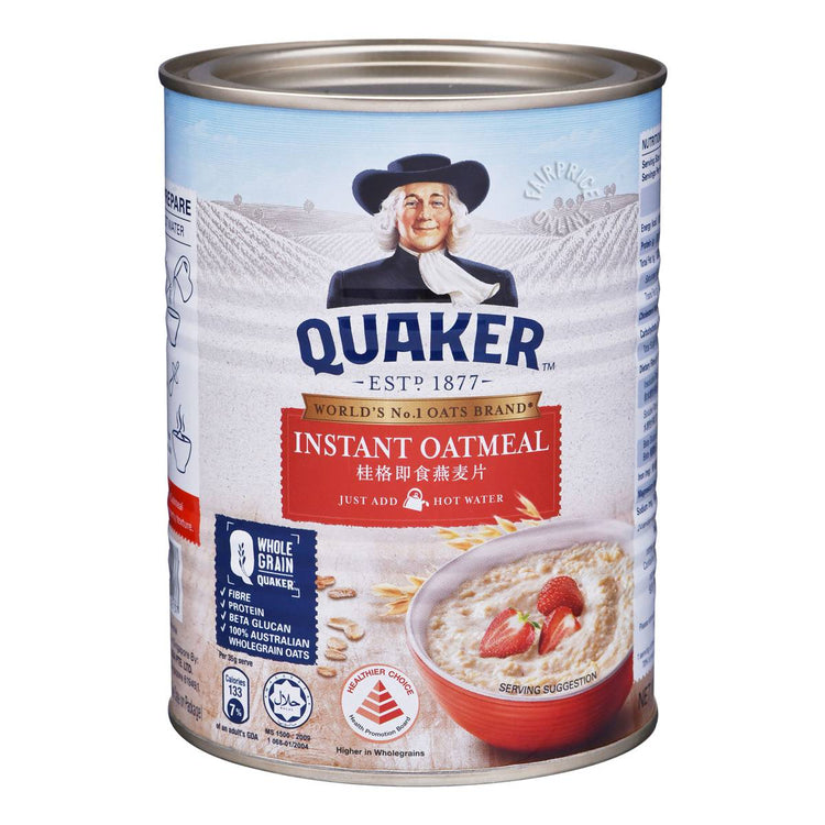 Quaker 100% Wholegrain Oatmeal Instant 400gm
