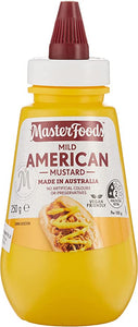 MasterFoods Mustard Mild American 250gm