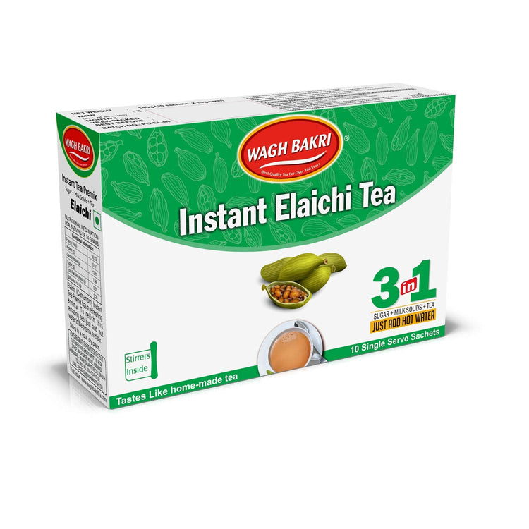Wagh Bakri Instant Elaichi Tea 3in1