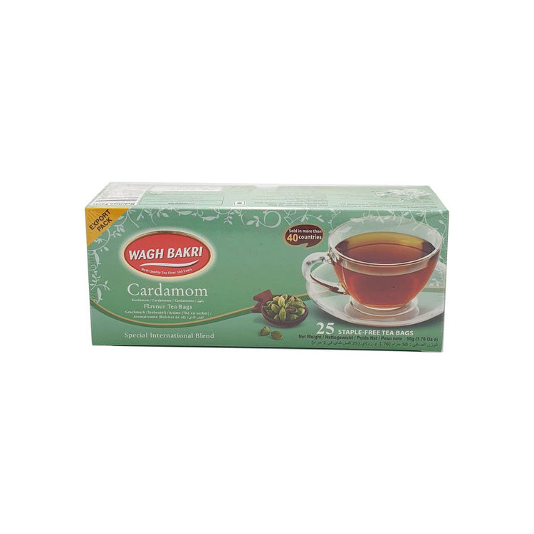 Wagh Bakri Cardamom Tea Bags 25p