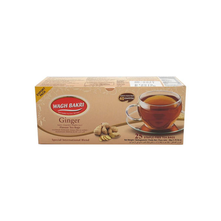 Wagh Bakri Ginger Tea Bags 25p