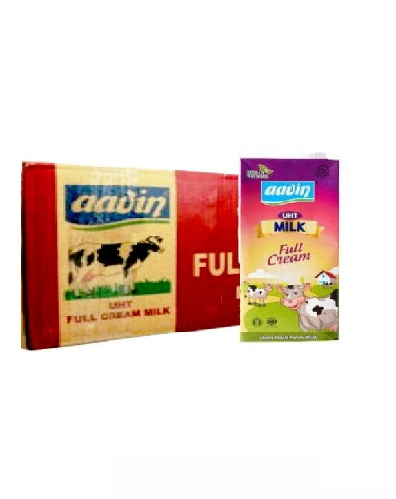 AAVIN UHT Milk Full Cream 12x1Lt