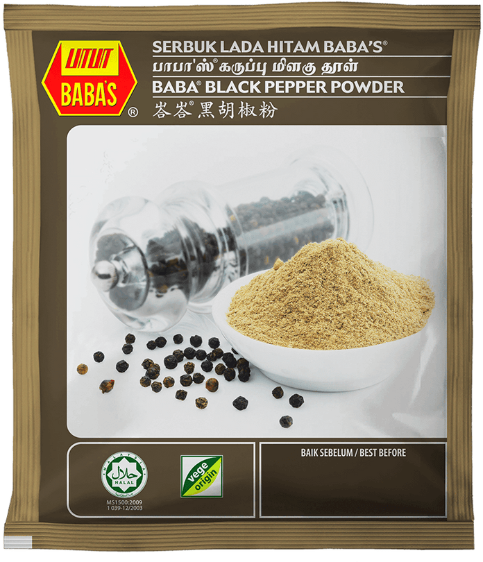 Baba Black Pepper Powder கறுப்பு மிளகு தூள் 40gm