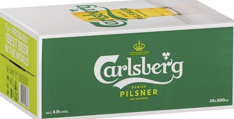 Carlsberg Can Beer 24x490ml