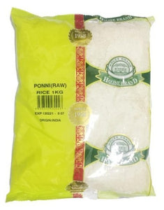 HB Sonamasoori Raw Rice பச்சரிசி 1Kg