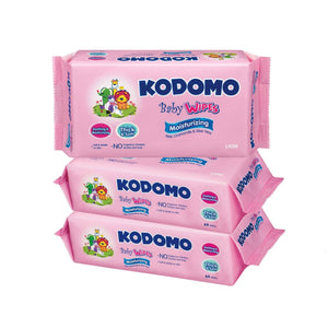 KODOMO Baby Wipes Moisturizing 64s