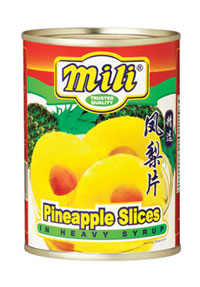Mili Pineapple Slices in Heavy Syrup 565g