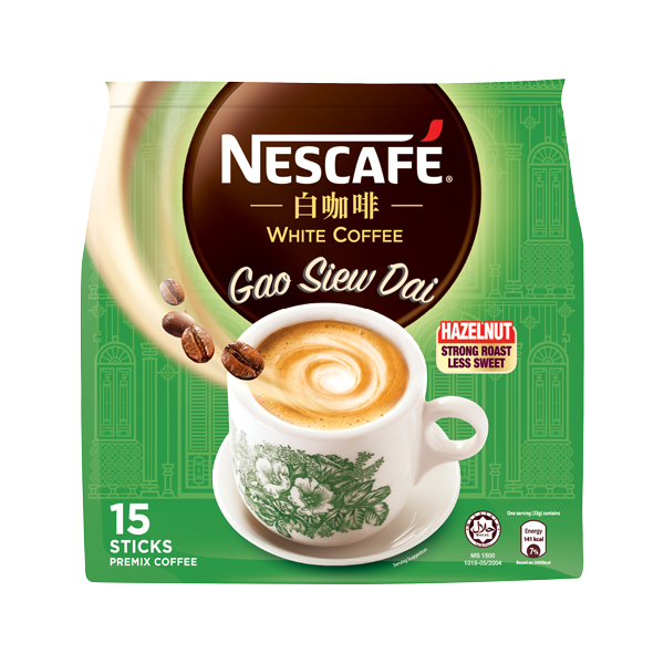 NESCAFÉ White Coffee Gao Siew Dai Hazelnut