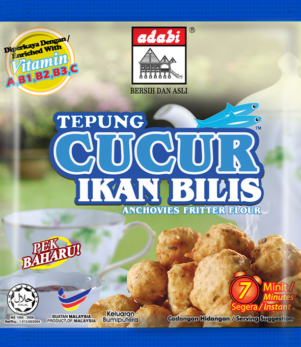 Adabi Tepung Cucu Ikan Bilis