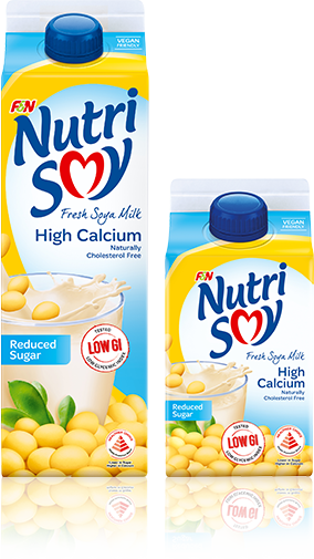 FN NutriSoy Reduced Sugar Fresh Soya Milk 1lt