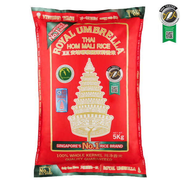 Royal Umbrella Thai Hom Mali Rice 5kg