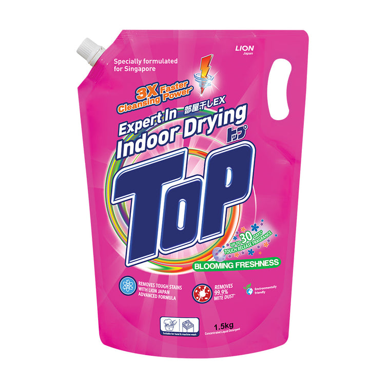 Top Detergent Liquid Refill Blooming Freshness 1.5kg
