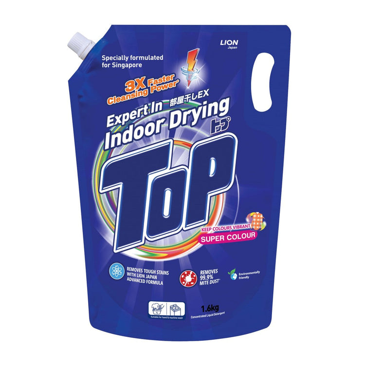 Top Detergent Liquid Refill Super Colour 1.6kg