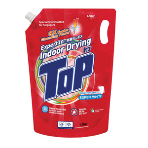 Top Detergent Liquid Refill Super White 1.6kg
