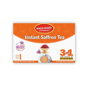 Wagh Bakri Instant Saffron Tea 3in1