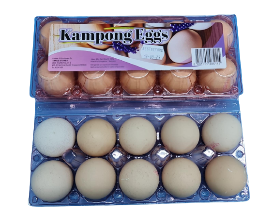 Kampong White Eggs 10pcs