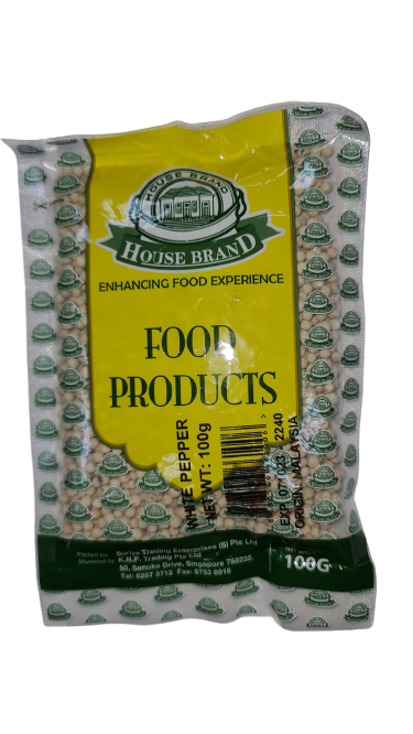 HB White Pepper Seed வெள்ளை மிளகு 100gm
