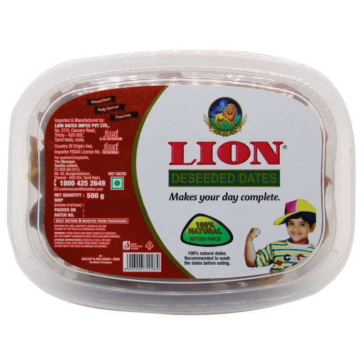LION Deseeded Dates 250/500g