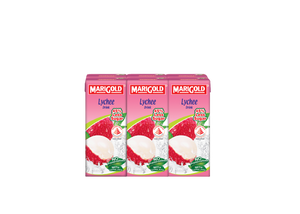 MARIGOLD Less Sugar Lychee 6x250ml