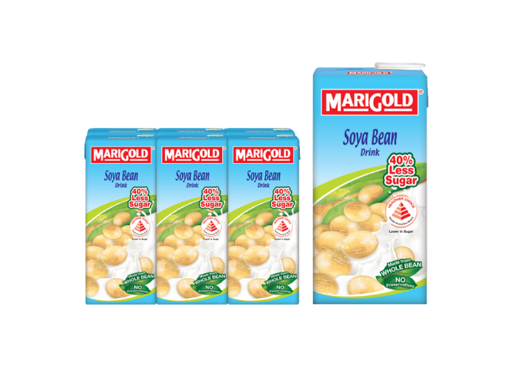 MARIGOLD Less Sugar Soya Bean 6x250ml