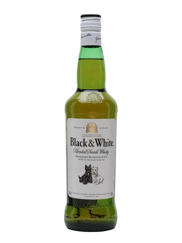 Black & White Blended Scotch Whisky 700ml