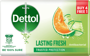 Dettol Lasting Fresh Bar Soap 4p