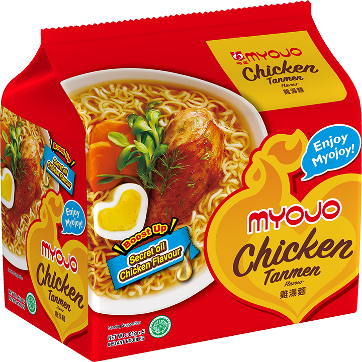 MYOJO NOODLES Chicken Tanmen 5x79gm
