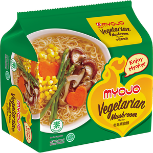 MYOJO NOODLES Vegetarian Mashroom 5x80gm