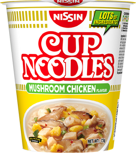 NISSIN CUP NOODLES Mushroom Chicken 73gm
