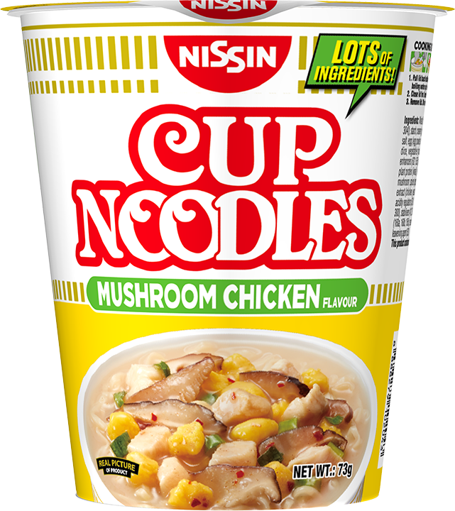 NISSIN CUP NOODLES Mushroom Chicken 73gm