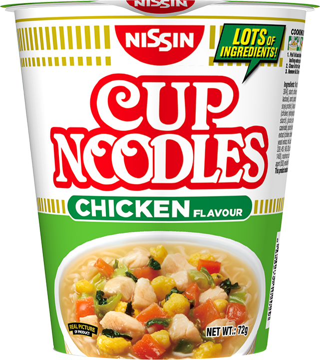 NISSIN CUP NOODLES Chicken 72gm