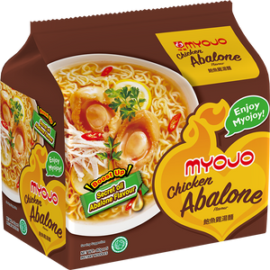 MYOJO NOODLES Chicken Abalone 5x80gm