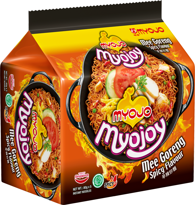 MYOJO NOODLES Mee Goreng Spicy 5x80gm