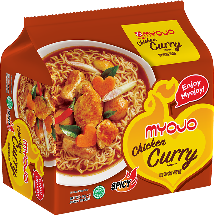 MYOJO NOODLES Chicken Curry 5x83gm