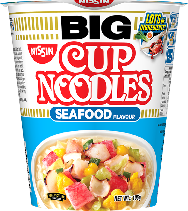 NISSIN BIG CUP NOODLES Seafood 108gm